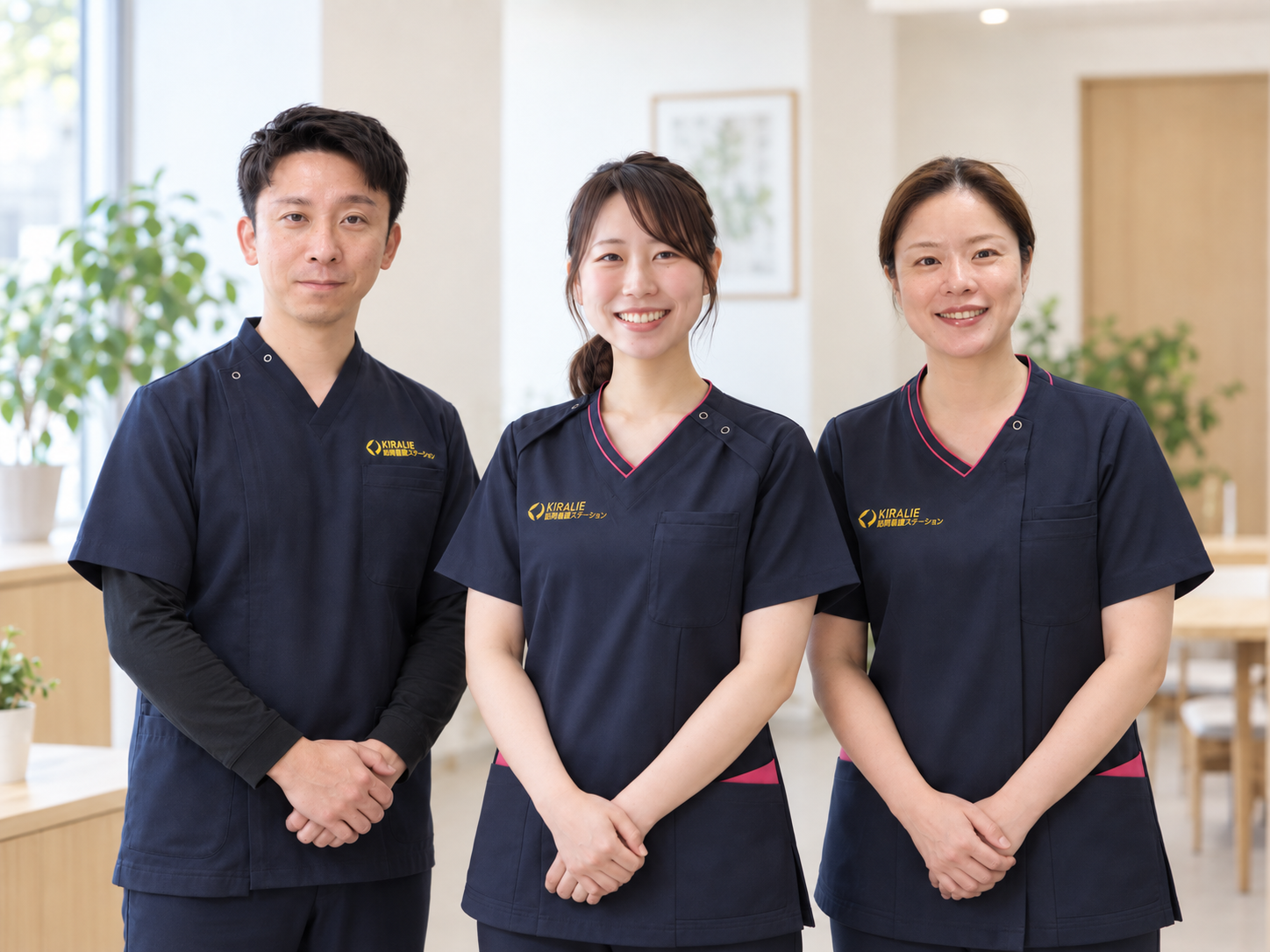 KIRALIEで働く3名のスタッフ